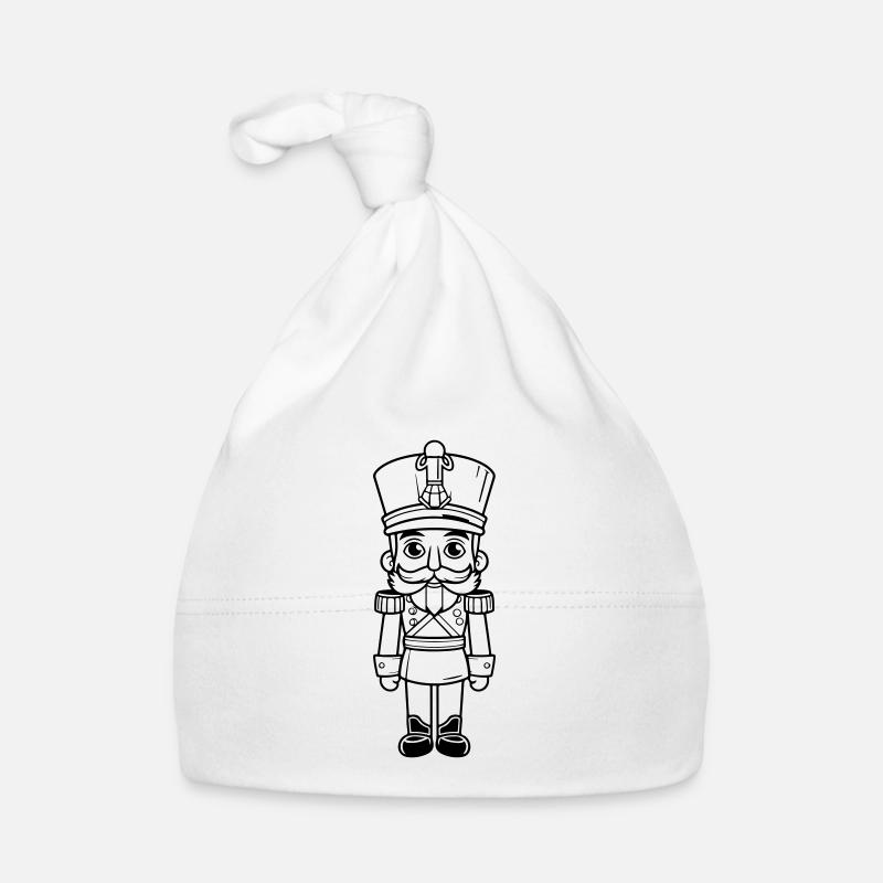 Nussknacker Weihnachten Symbol Baby Bio-Mütze