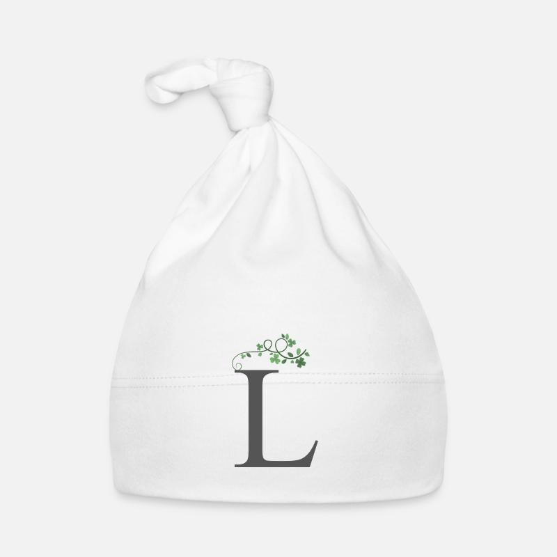 L avec trèfles Bonnet bio Bébé
