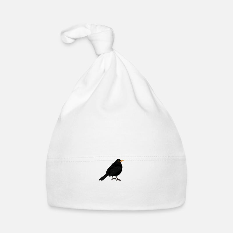 Amsel Herz Vogel Vogelbeobachter Singvogel Baby Bio-Mütze