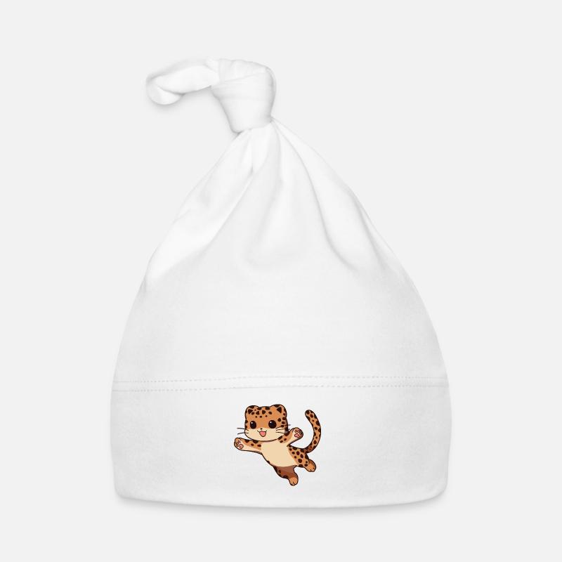 Flying Leopard Organic Baby Cap