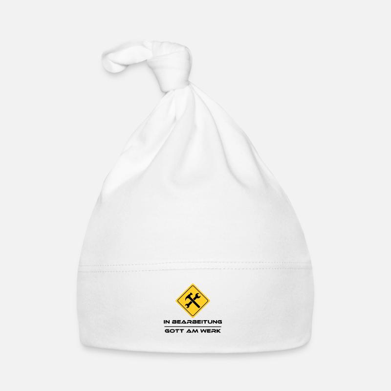 In progress - God at work Organic Baby Cap