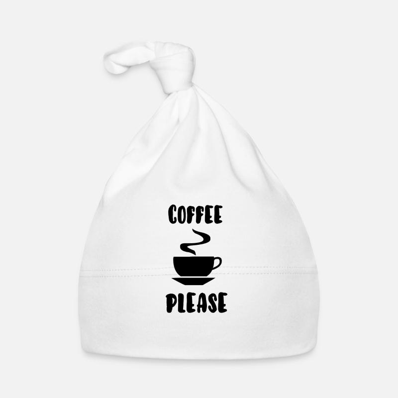coffee please Organic Baby Cap