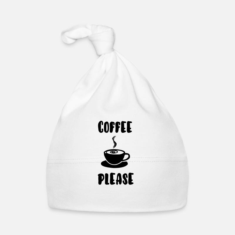 coffee please Organic Baby Cap