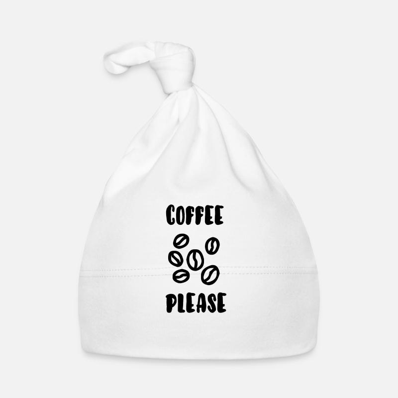 coffee please Organic Baby Cap