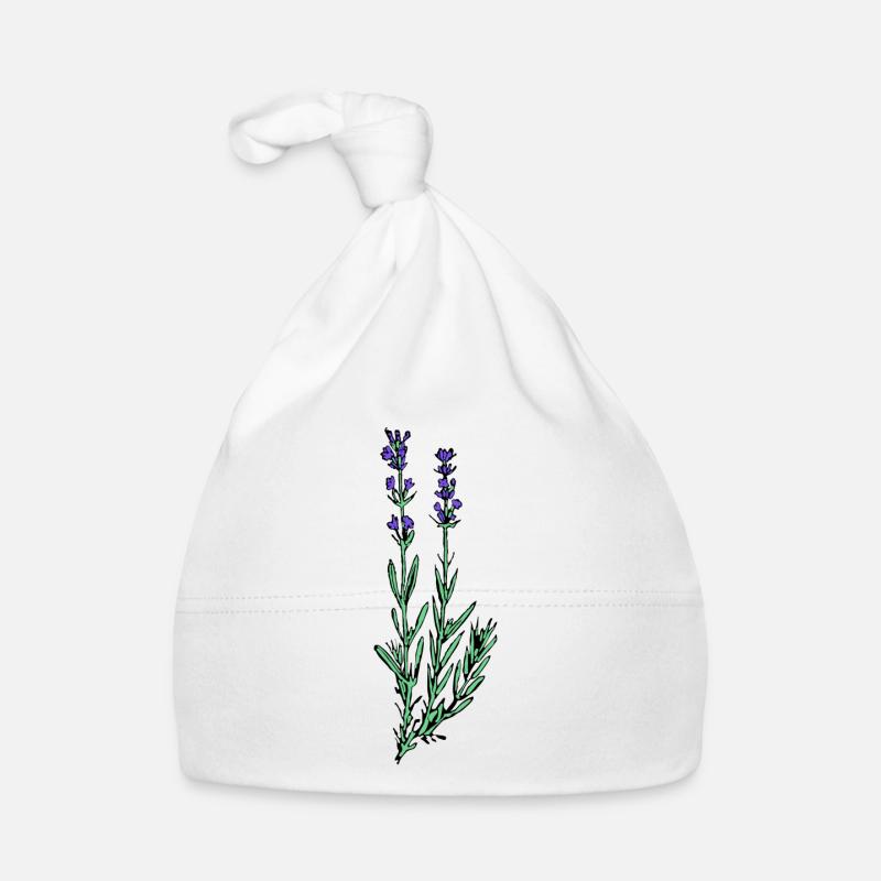 Lavendel Baby Bio-Mütze