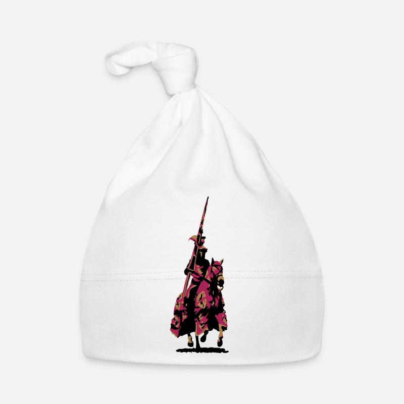 Knight with lance Organic Baby Cap