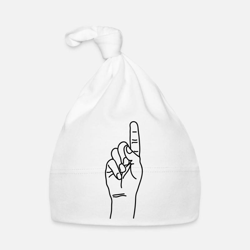 zeigefinger Baby Bio-Mütze