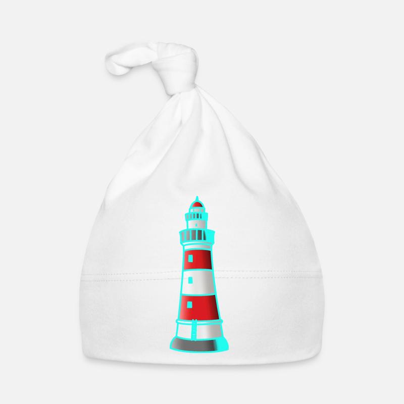 Lighthouse Nautical Seafaring Maritim Xmas Organic Baby Cap