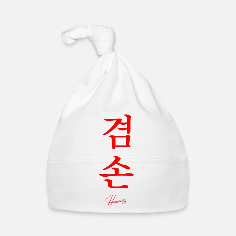 Langue coréenne Bonnet bio Bébé