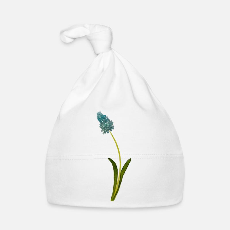 Grape hyacinth Organic Baby Cap