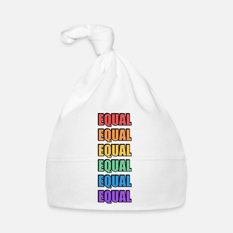 Rainbow Equal  Organic Baby Cap