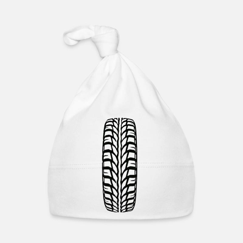 Tire Tread Groove Pattern Organic Baby Cap