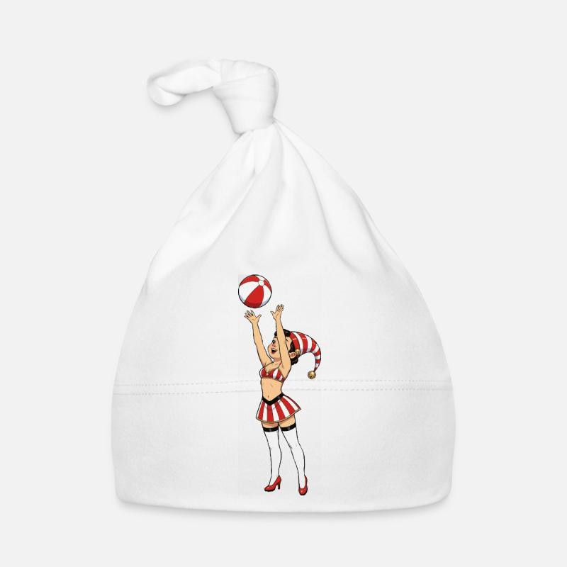 Leprechaun-Mädchen mit Ball Baby Bio-Mütze