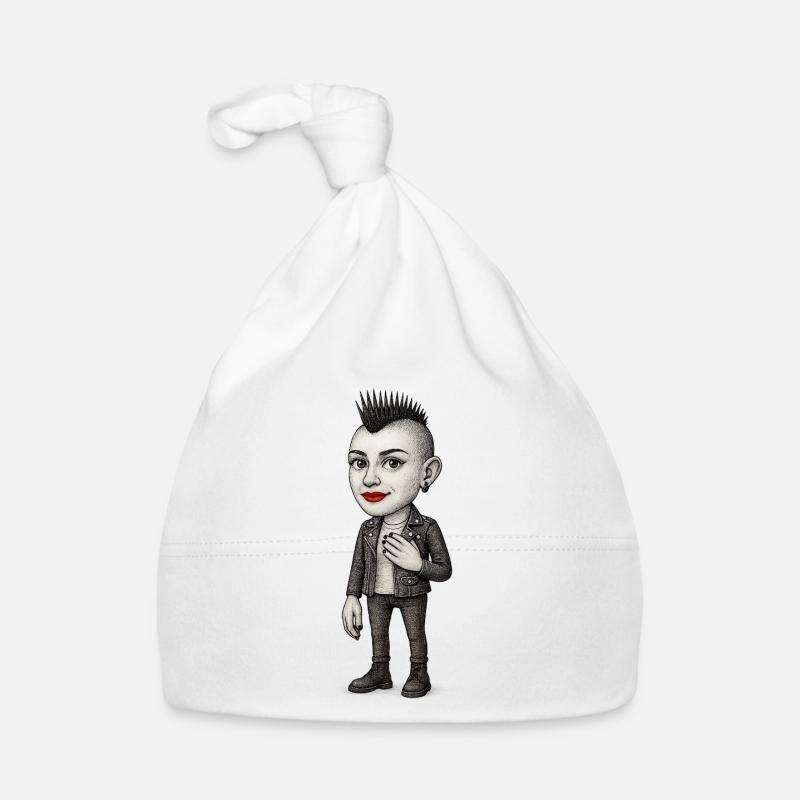Mohawk Punker Bonnet bio Bébé