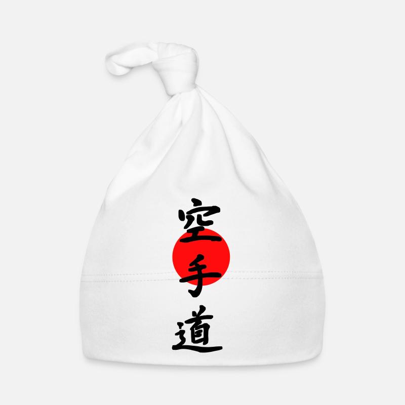 Karate - Baby Bio-Mütze - Weiß