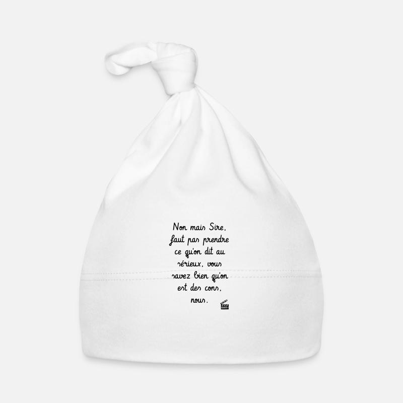 Kaameløtt - Réplique Culte - Citation Drôle - Bonnet bio Bébé - blanc