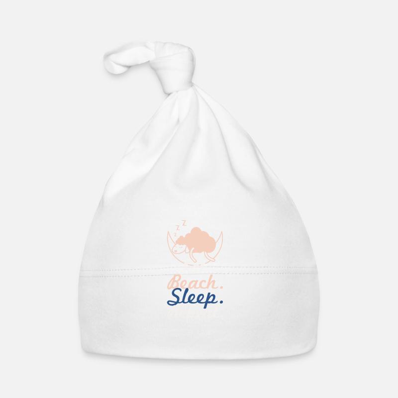 eat beach sleep repeat Baby Bio-Mütze