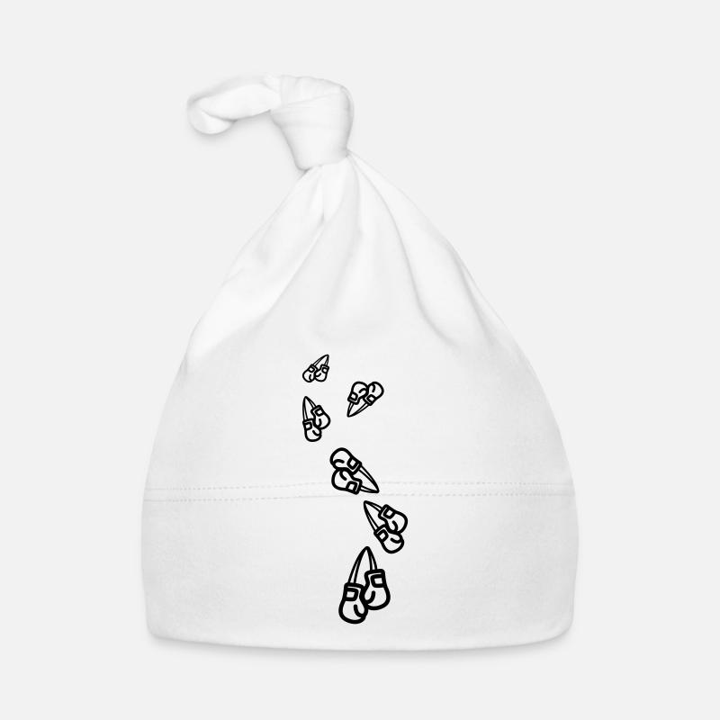 Symbole des gants de boxe Bonnet bio Bébé