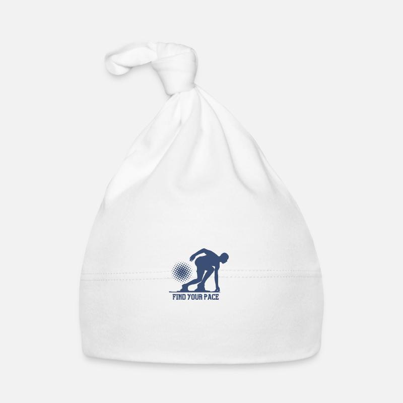 Running find your pace Organic Baby Cap
