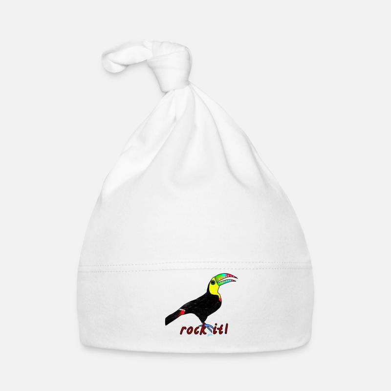 Tucan rock it! Two can rock it! Creating together Organic Baby Cap