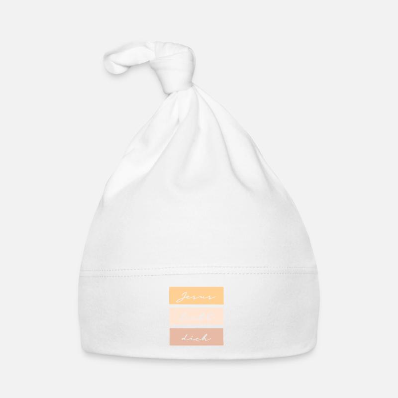 Jésus t’aime Bonnet bio Bébé