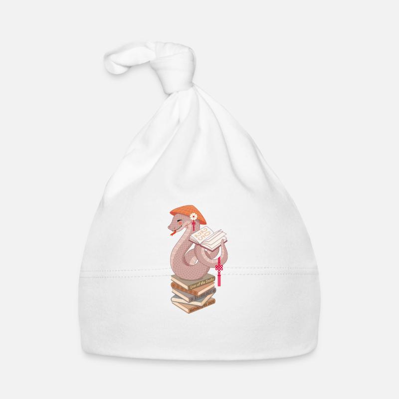 Année du Serpent 2025 Bonnet bio Bébé