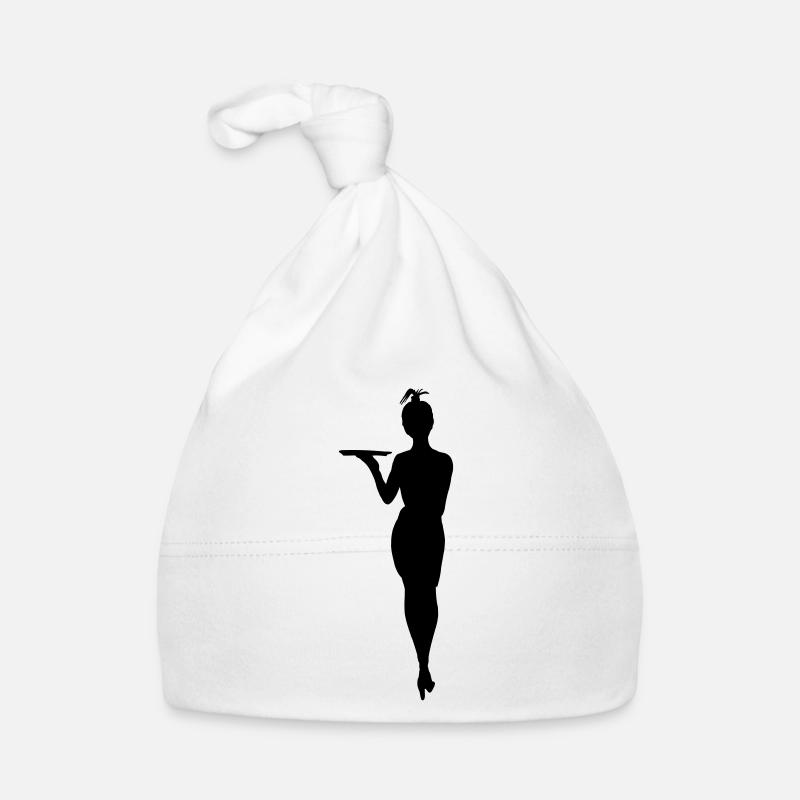 Serveuse difficile avec figurine d’ombre de plateau Bonnet bio Bébé