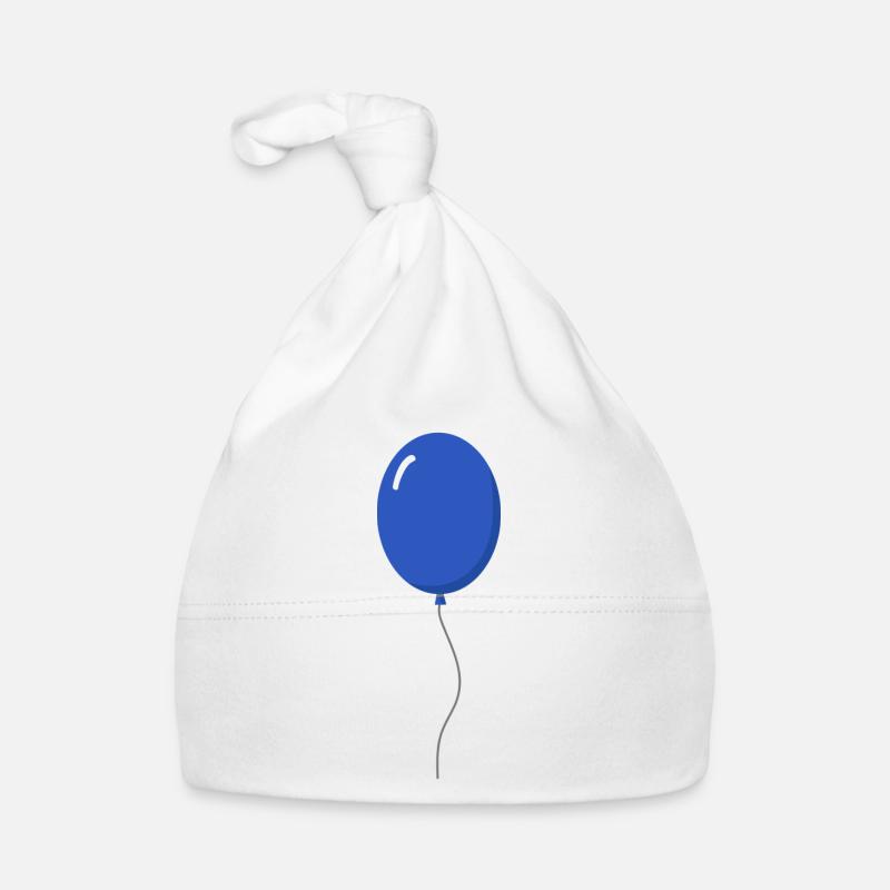 Ballon Blau Luftballon Selbst Gestalten Geschenk Baby Bio-Mütze