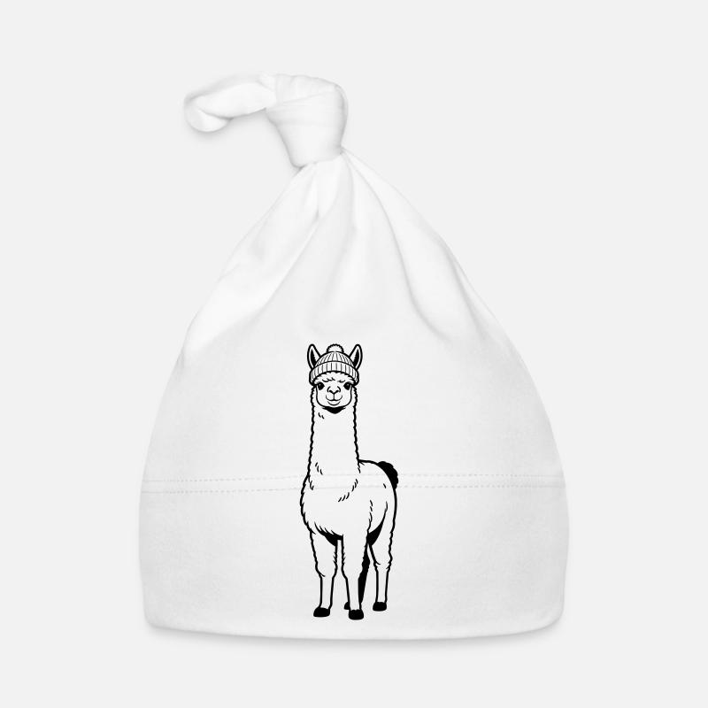 Llama Beanie Baby Bio-Mütze