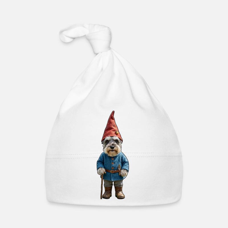 Gartenzwerg Schnauzer Zauber Baby Bio-Mütze
