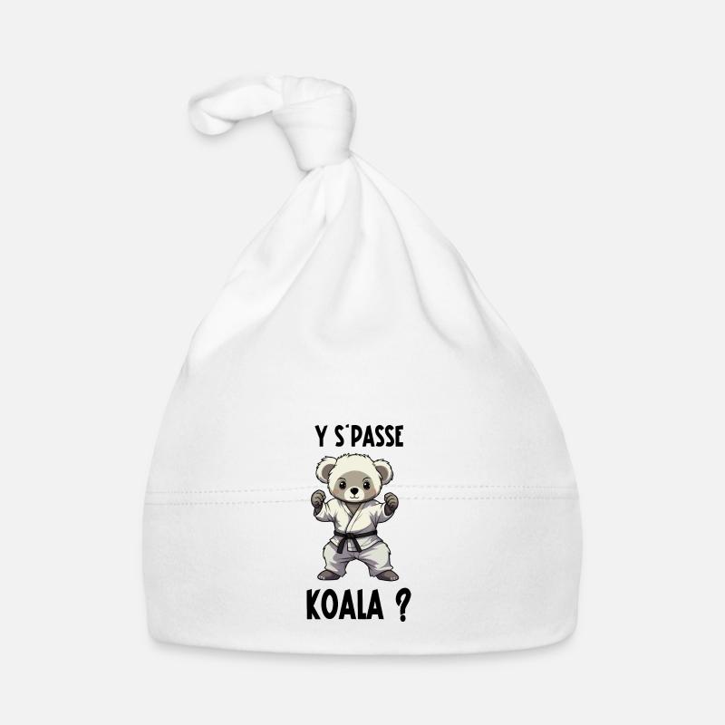 y s'passe koala ? Bonnet bio Bébé