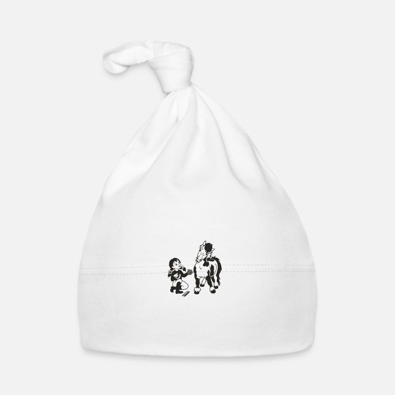 Pferde Baby Bio-Mütze