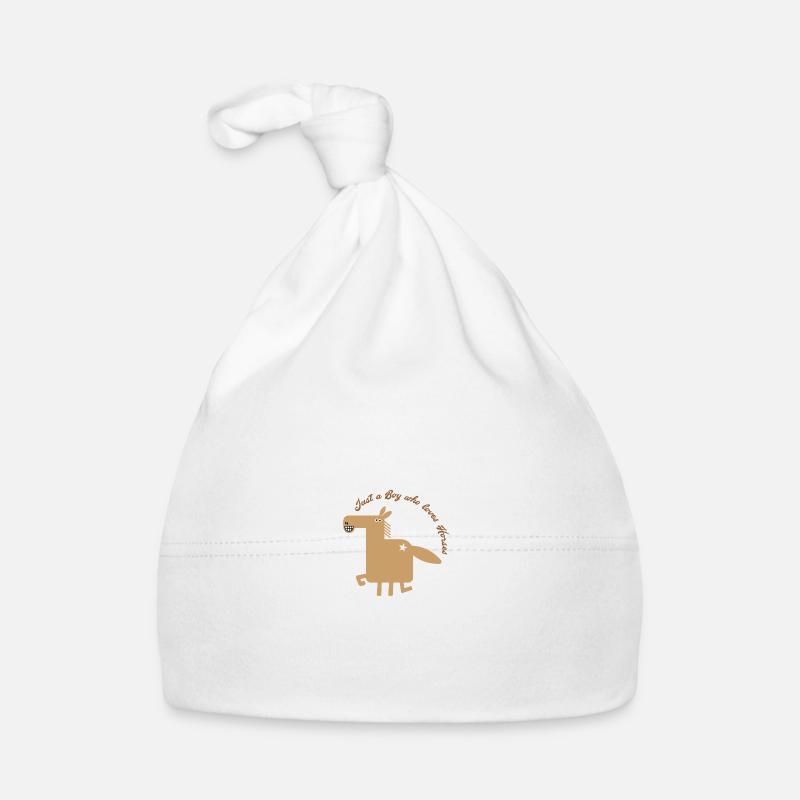 Pferde Baby Bio-Mütze