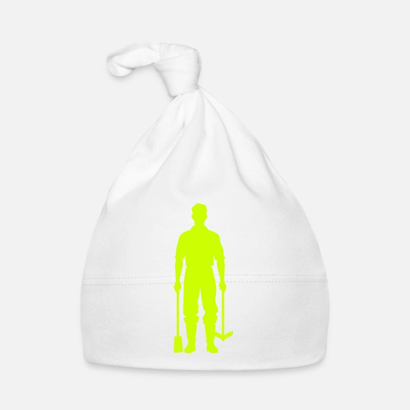 Bauer Silhouette Symbol Baby Bio-Mütze