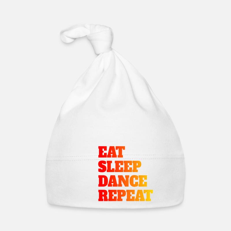 Eat, sleep, dance, repeat Organic Baby Cap