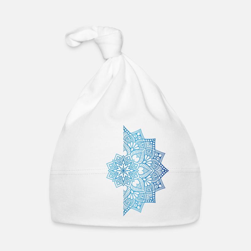Conception de T-shirt Mandala Bonnet bio Bébé
