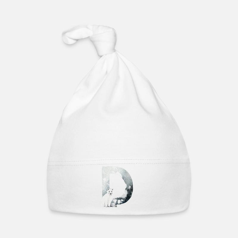 D – caractère décoratif – hiver - Bonnet bio Bébé - blanc