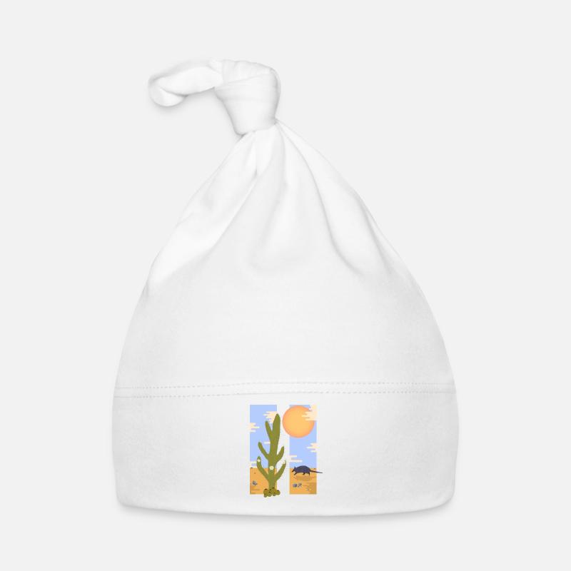 CACTUS - Bonnet bio Bébé - blanc