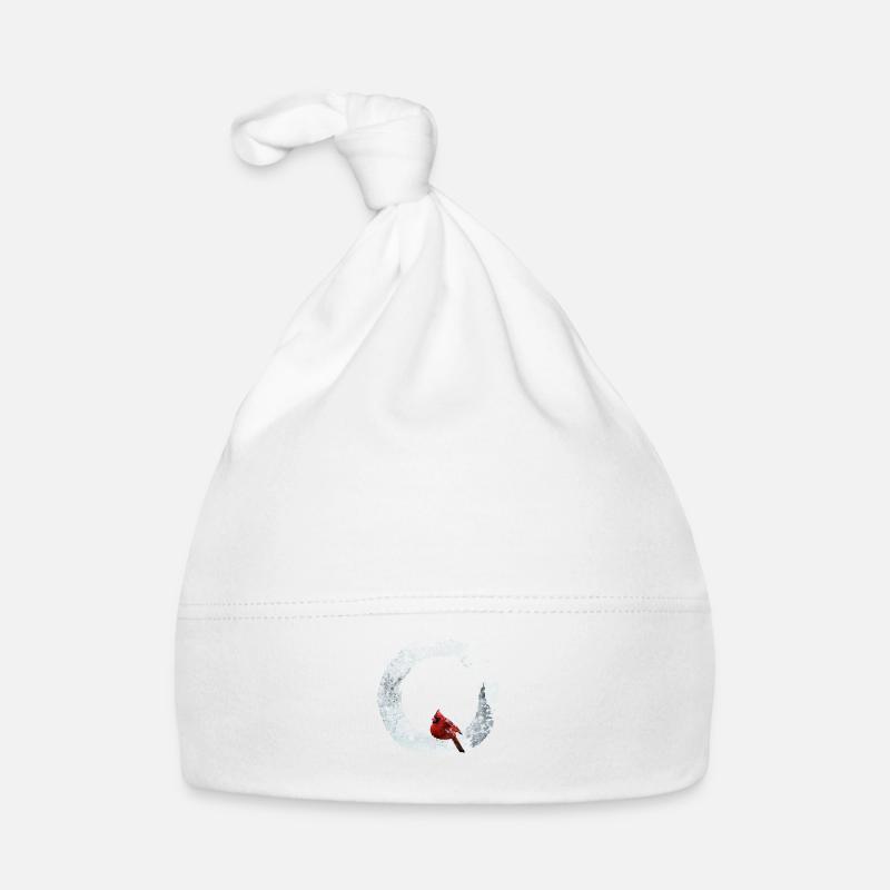 O – dekoratives Schriftzeichen – Winter Baby Bio-Mütze