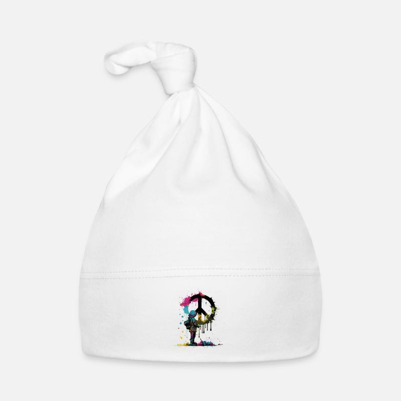 Peace Baby Bio-Mütze