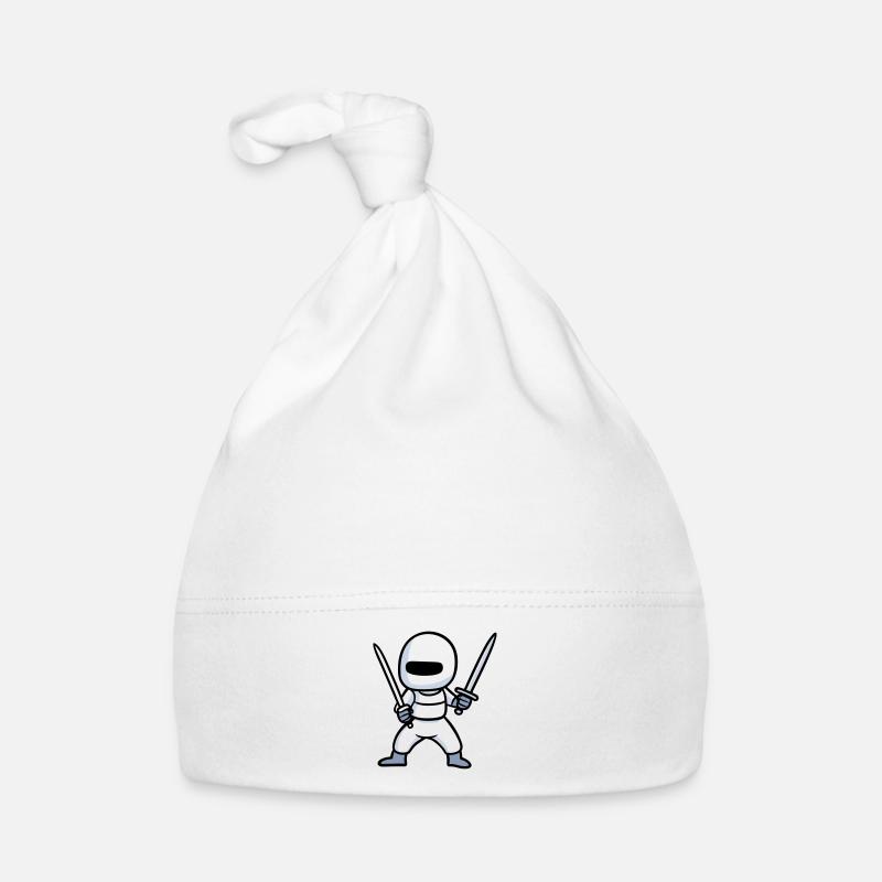 Dual Sword Ninja Organic Baby Cap