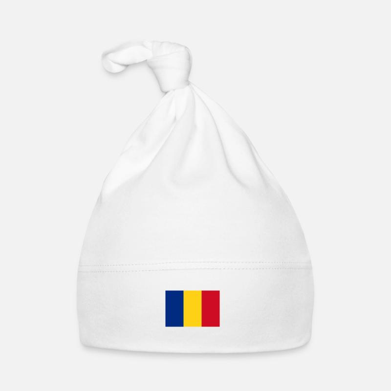 DRAPEAU DE ROUMANIE Bonnet bio Bébé