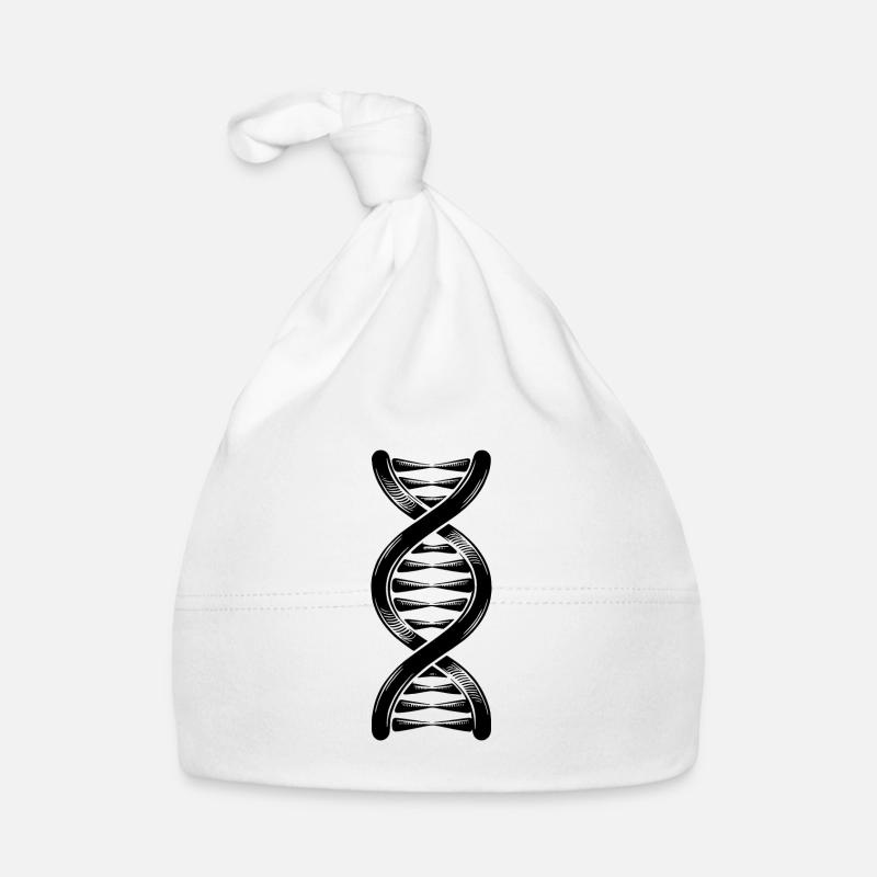 Double hélice brin d’ADN avec liaisons hydrogène Bonnet bio Bébé