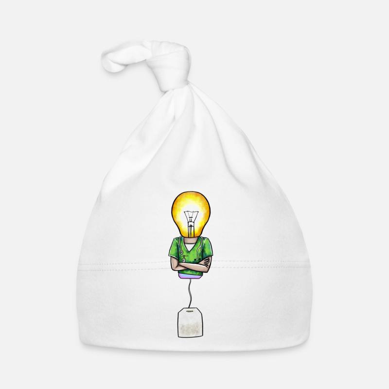 Bulb-doctoral teabag Organic Baby Cap