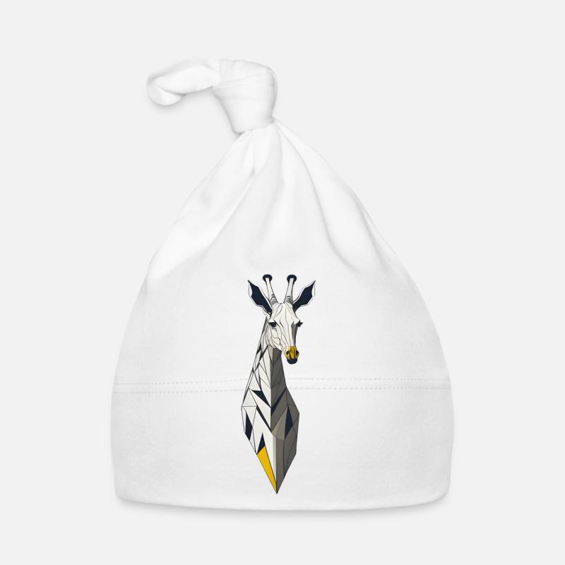 Minimalistic Giraffe Organic Baby Cap