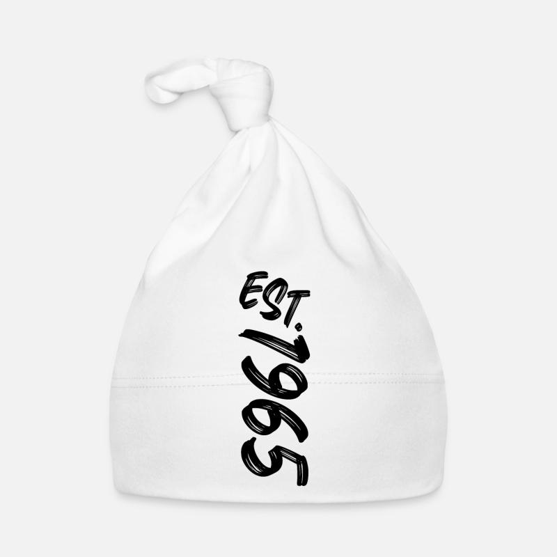 Est. 1965 - Established 1965 - Geburtstag Geschenk Baby Bio-Mütze