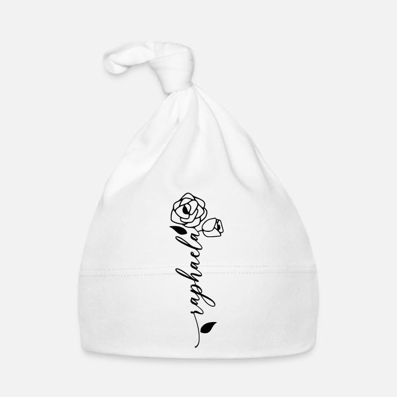 Raphaela Nom Prénom Nom Fleur Bonnet bio Bébé