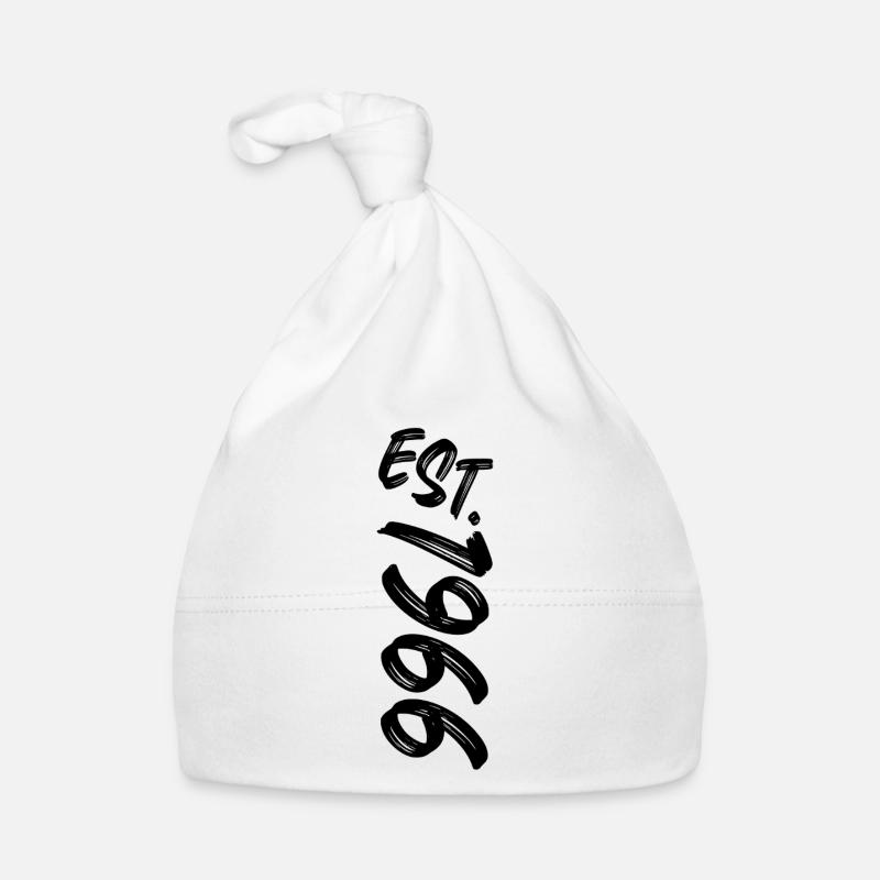 Est. 1966 - Established 1966 - Geburtstag Geschenk Baby Bio-Mütze