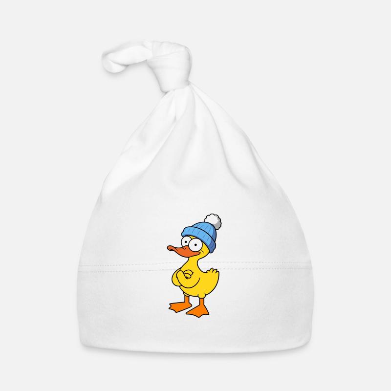 Yellow Rubber Duck Duck Duck Hat Organic Baby Cap