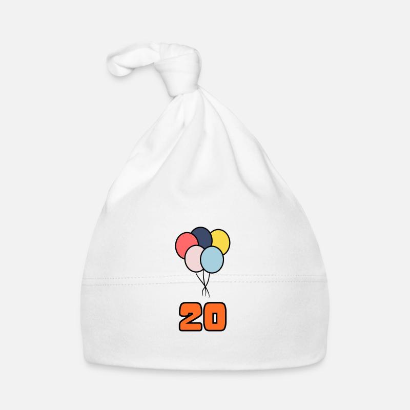 20. 20 YEARS. 20th ANNIVERSARY. 20TH ANNIVERSARY. Organic Baby Cap